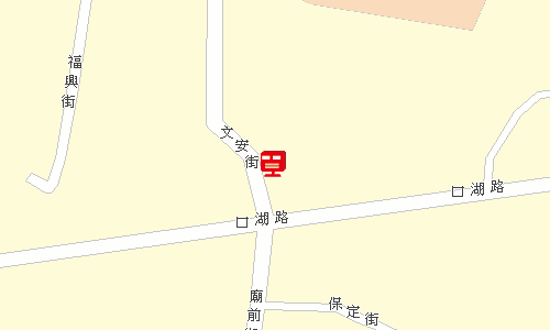 口湖郵局地圖