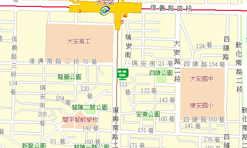 臺北郵局大安投遞股地圖