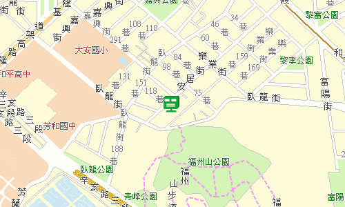 臺北郵局大安投遞股地圖