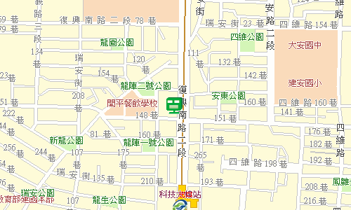 臺北郵局大安投遞股地圖