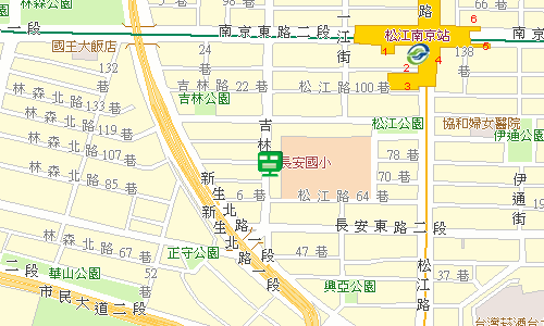 臺北郵局松山投遞股地圖