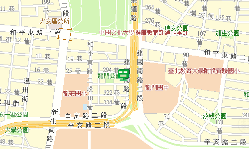 臺北郵局大安投遞股地圖