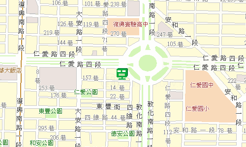 臺北郵局大安投遞股地圖