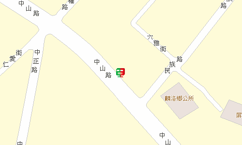 屏東郵局郵務股地圖