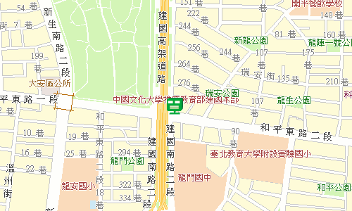 臺北郵局大安投遞股地圖