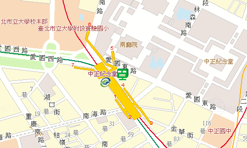 臺北郵局大同投遞股地圖