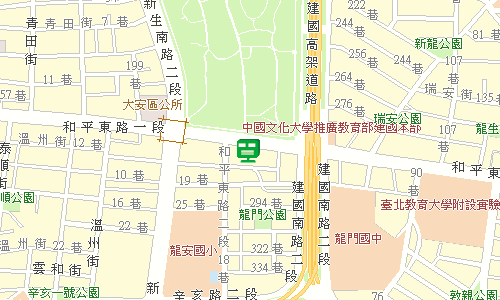 臺北郵局大安投遞股地圖