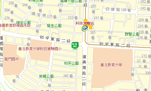 臺北郵局大安投遞股地圖