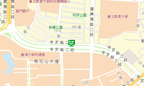 臺北郵局大安投遞股地圖