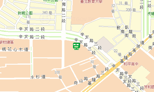 臺北郵局大安投遞股地圖