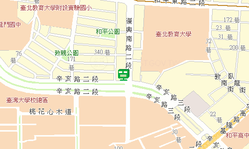 臺北郵局大安投遞股地圖