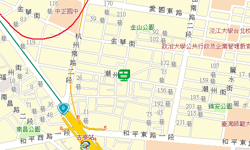 臺北郵局大安投遞股地圖