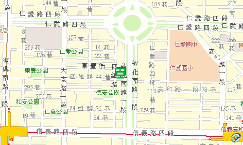 臺北郵局大安投遞股地圖