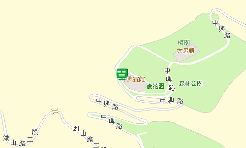 臺北郵局士林投遞股陽明山段地圖