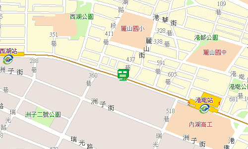 內湖郵局郵務股地圖