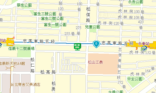 臺北郵局大安投遞股地圖