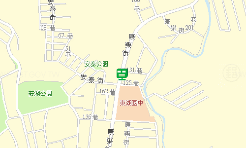 內湖郵局郵務股地圖