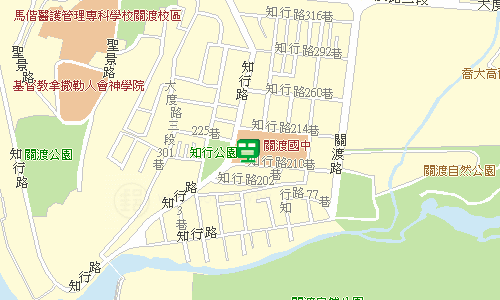 北投郵局郵務股地圖