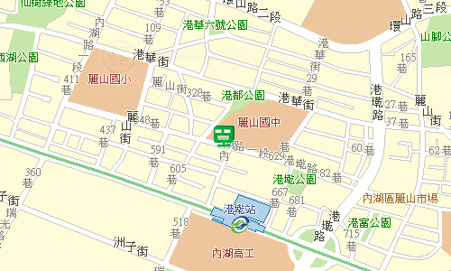 內湖郵局郵務股地圖