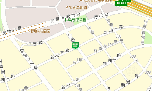 內湖郵局郵務股地圖