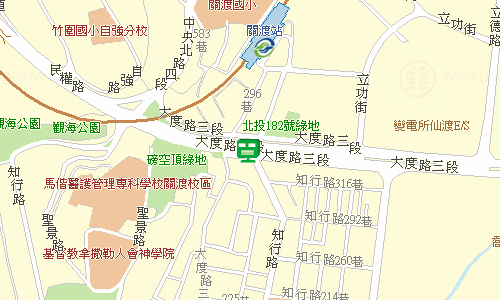 北投郵局郵務股地圖