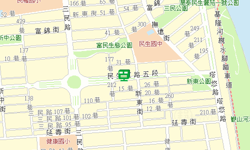 臺北郵局松山投遞股地圖