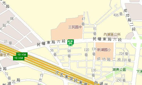 內湖郵局郵務股地圖