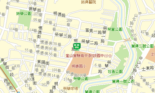 北投郵局郵務股地圖