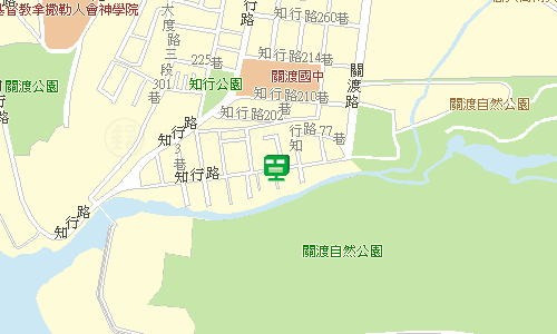 北投郵局郵務股地圖