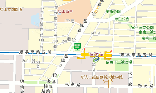 臺北郵局大安投遞股地圖