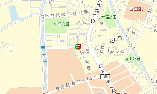 南港郵局郵務股地圖