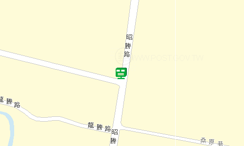 屏東內埔郵局地圖