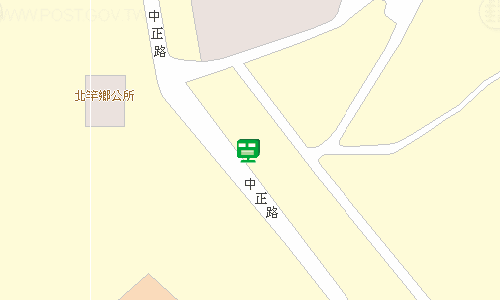 馬祖郵局北竿投遞站地圖