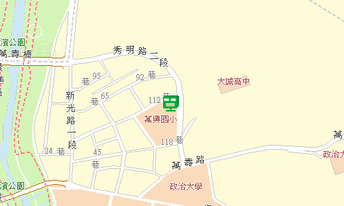 木柵郵局郵務股地圖