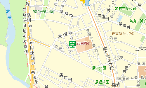 木柵郵局郵務股景美投遞站地圖