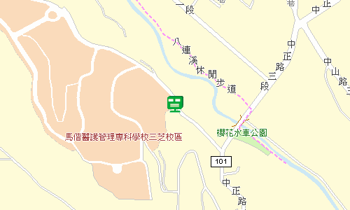 三芝郵局(三重33支)地圖