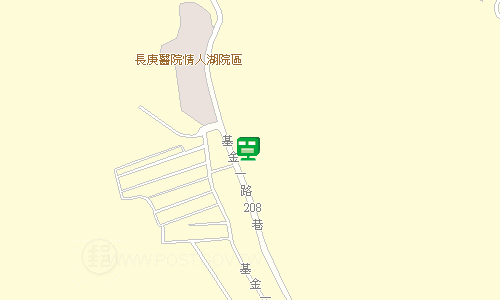 基隆郵局投遞股地圖