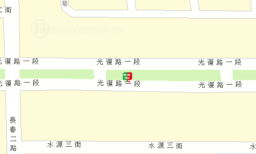 屏東東港郵局地圖