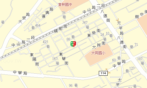 樹林郵局郵務股地圖