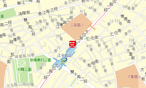 板橋郵局快捷股地圖