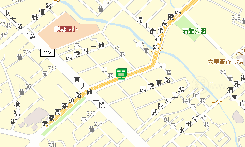新竹郵局投遞股地圖