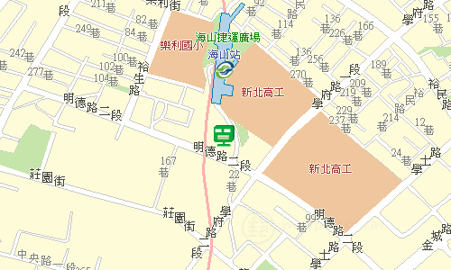 板橋郵局快捷股地圖