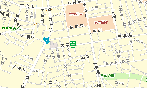 板橋郵局快捷股地圖