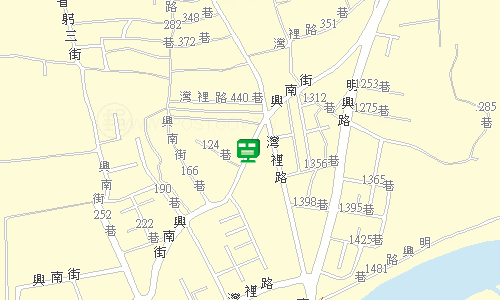 臺南郵局第二投遞股地圖