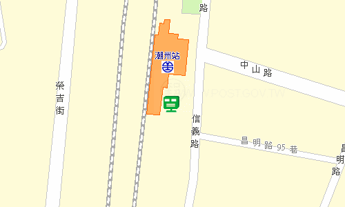 屏東潮州郵局地圖