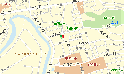 木柵郵局郵務股地圖