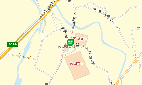 苗栗郵局郵務股地圖