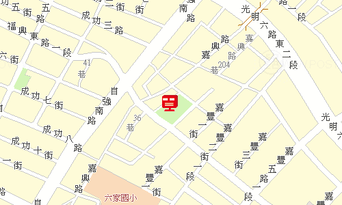 竹北郵局地圖