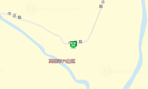 六龜郵局地圖