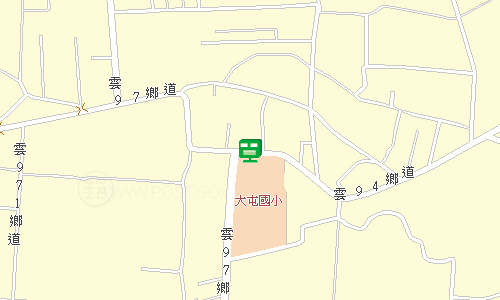 虎尾郵局地圖